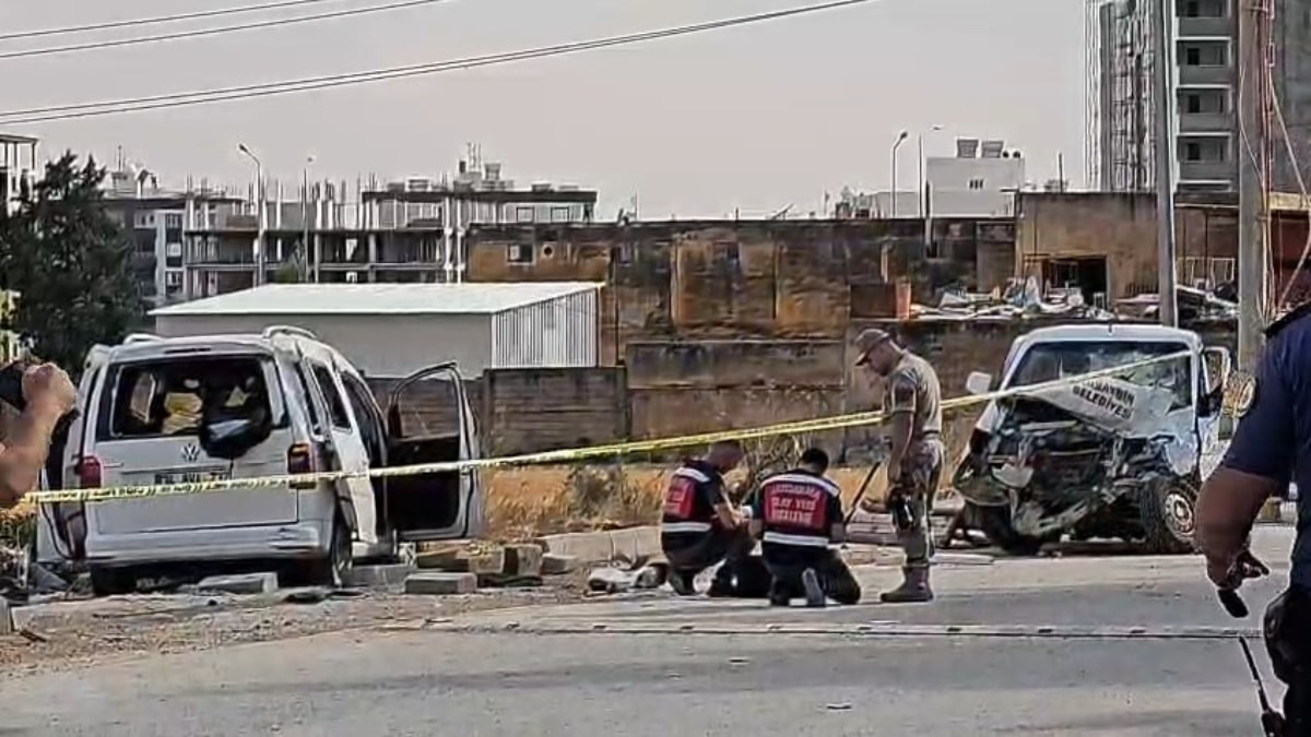 Mardin'de belediye personelinin öldüğü kazanın görüntüleri ortaya çıktı
