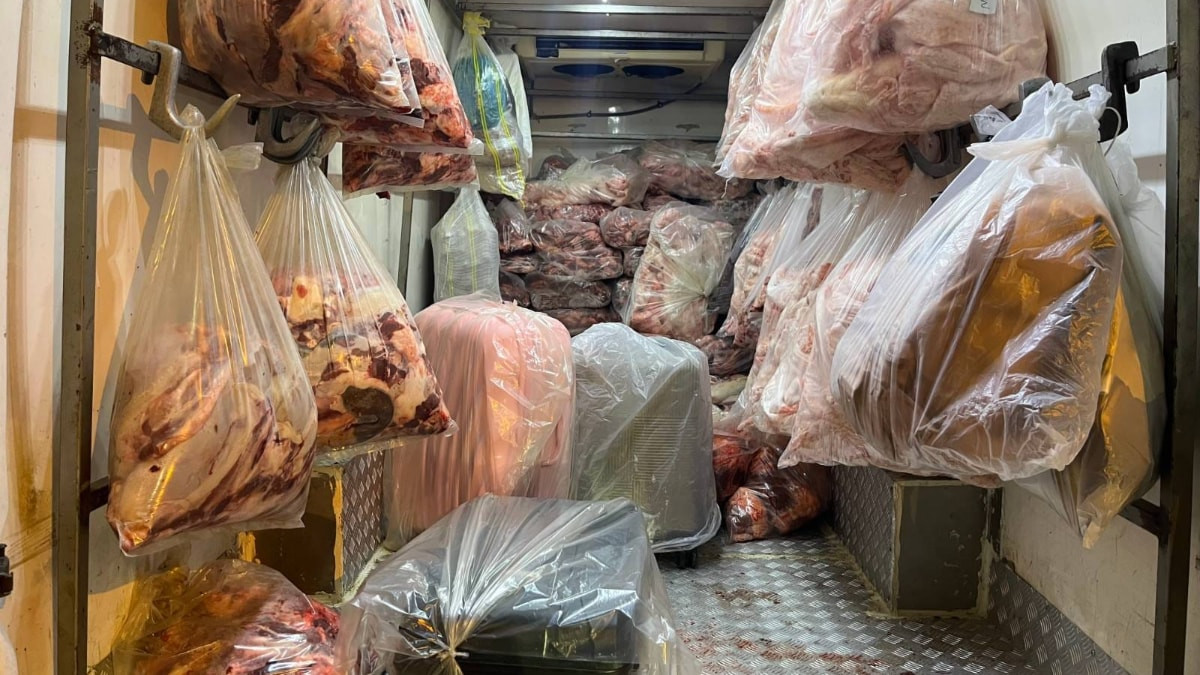 Sakarya'da 2 ton 809 kilo menşei belirsiz et ve sakatat ele geçirildi