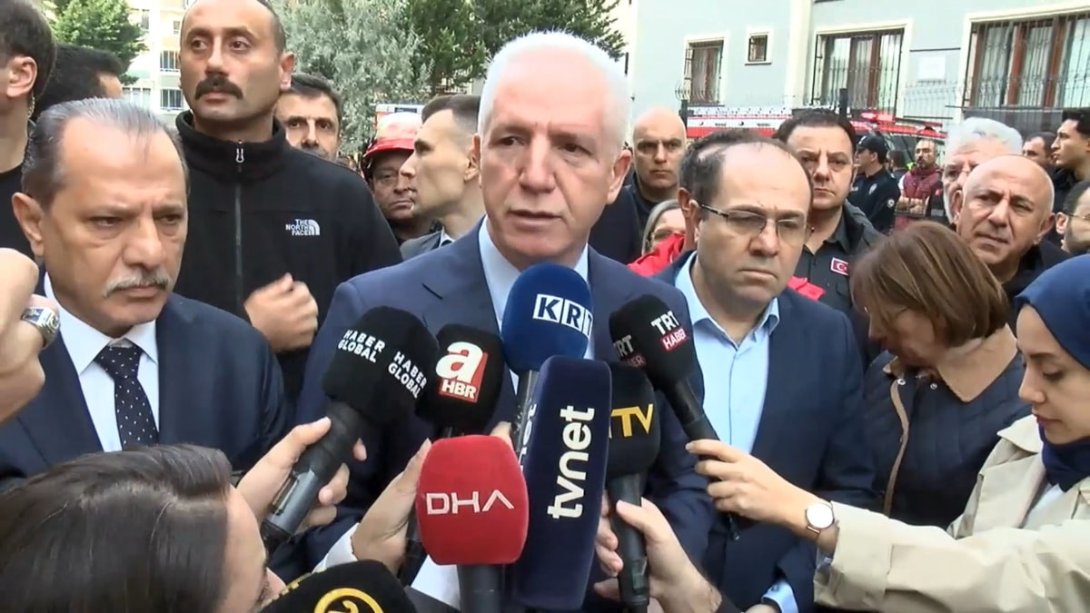 İstanbul'da 7 katlı bina çöktü: Vali Gül'den ilk açıklamalar