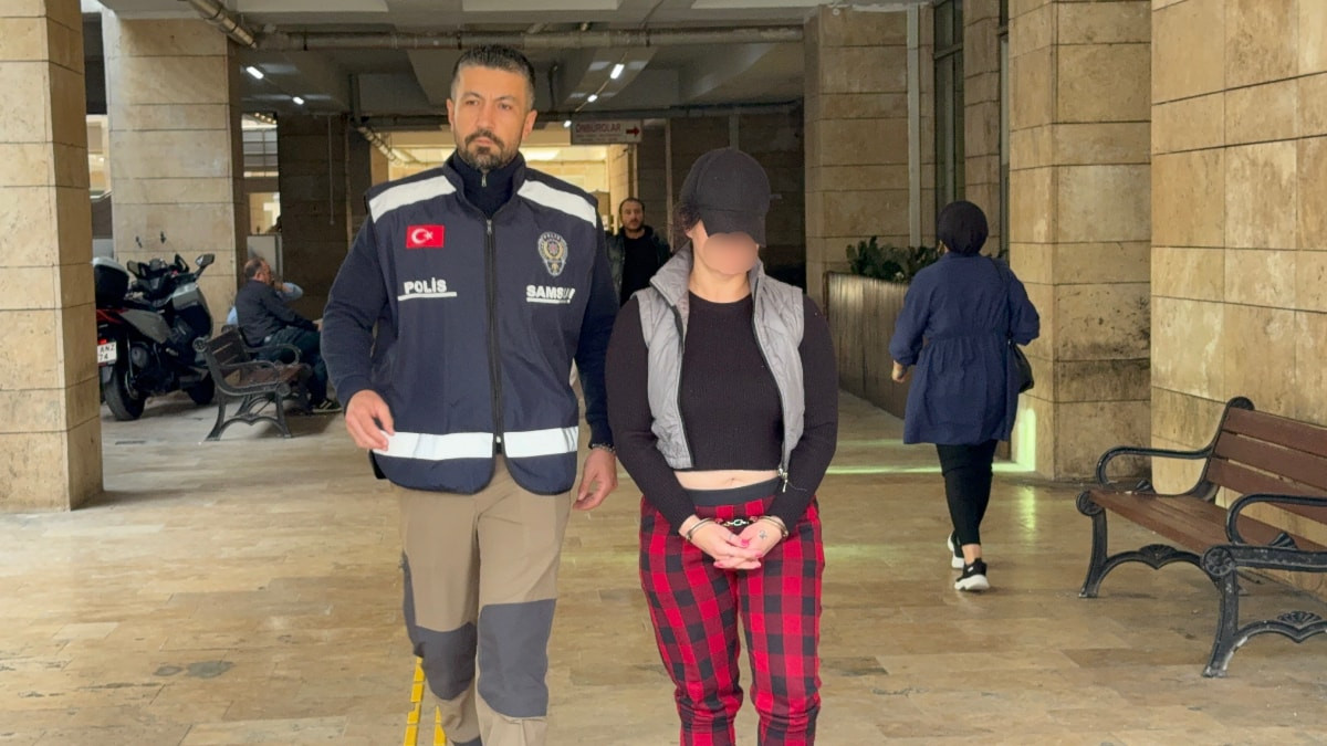 Samsun'da 4 yıl 2 ay 25 gün hapis cezası bulunan firari kadın yakalandı