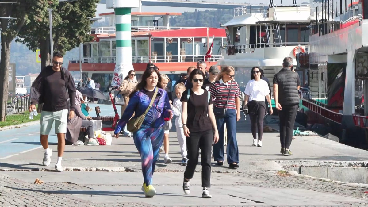 İstanbullular güneşli havanın keyfini çıkardı